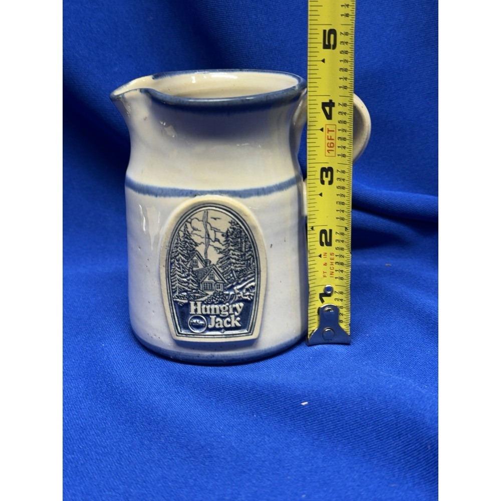 Vtg Deneen Pottery Pillsbury Hungry Jack Syrup Pitcher Handthrown 1987 Stonewar - Picture 6 of 11